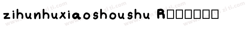 zihunhuxiaoshoushu R字体转换